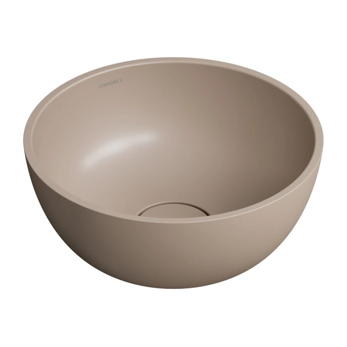 умивальник Omnires Shell 35 cm matt dune beige (SHELL350UNDB)