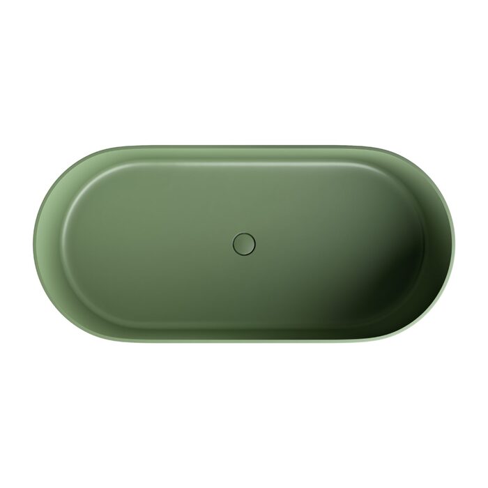 ванна кам'яна Omnires Ovo 160x75 овальна olive (OVOWWOL)