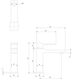 змішувач для умивальника Omnires Slide graphite (SL7710GR)