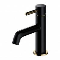 змішувач для умивальника Omnires Y black /gold (Y1210NBLGL)
