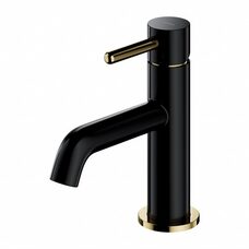 змішувач для умивальника Omnires Y black /gold (Y1210NBLGL)