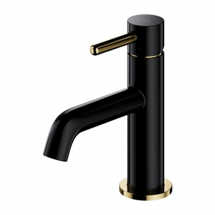 змішувач для умивальника Omnires Y black /gold (Y1210NBLGL)