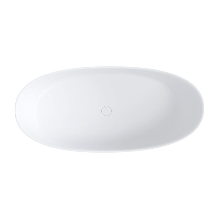ванна кам'яна Omnires Neo 158x72 овальна white (NEO158SWWBM)