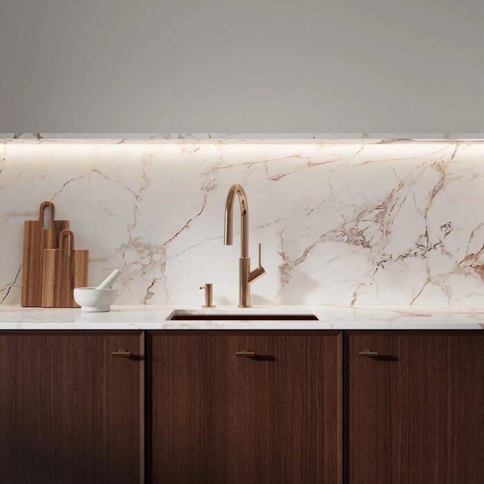 дозатор рідкого мила Omnires Modern Project brushed copper (MP60723CPB)