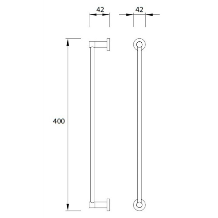 рушникотримач Omnires Modern Project gold (MP60214GLB)