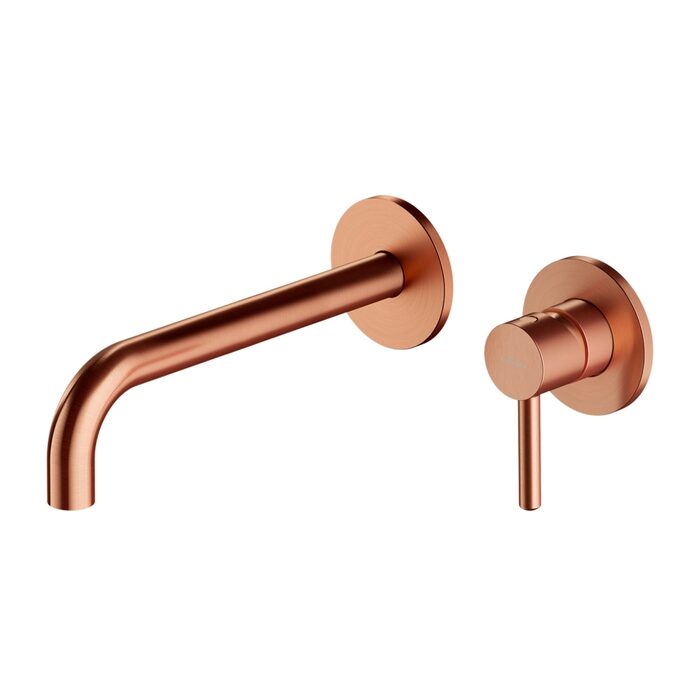 змішувач для умивальника прихованого монтажу Omnires Y brushed copper (Y1215HLCPB)