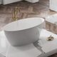 ванна зі штучного каменю Omnires Siena 160x80 прямокутна white (SIENAWWBP)