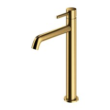 змішувач для умивальника Omnires Y brushed gold високий (Y1212GLB)