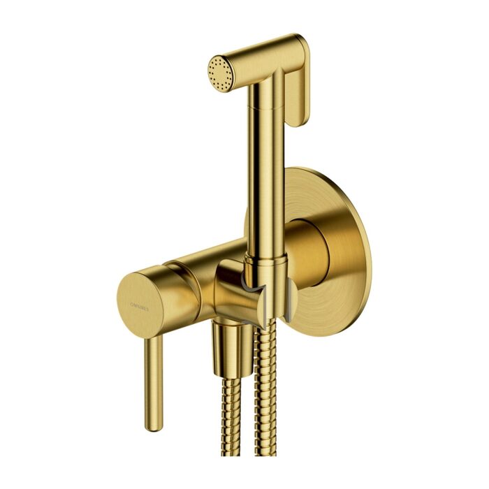 гігієнічний набір Omnires Y brushed brass (SYSYBI2BSB)