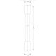 душовий шланг Omnires black mat 150 cm (029BL)