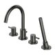 змішувач для ванни Omnires Y на 4 отвори graphite (Y1232GR)