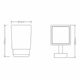 стакан з тримачем Omnires Lift chrome (8158CR)
