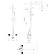 душова система з термостатом Omnires Contour antracite (CT8044AT)