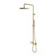 душова система з термостатом Omnires Y brushed brass (Y1244SUBSB)