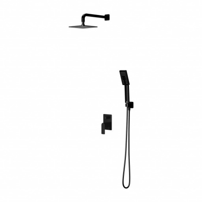 душова система прихованого монтажу Omnires Baretti black mat (SYSBA10BL)