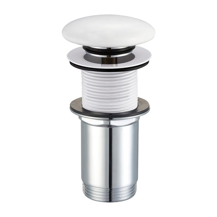 донний клапан Omnires click-clack gloss white (A716BP)