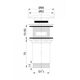 донний клапан Omnires click-clack white (A706BP)