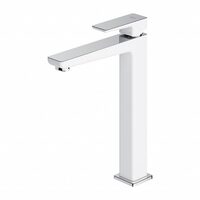 змішувач для умивальника Omnires Parma chrome /white, високий (PM7412CRB)