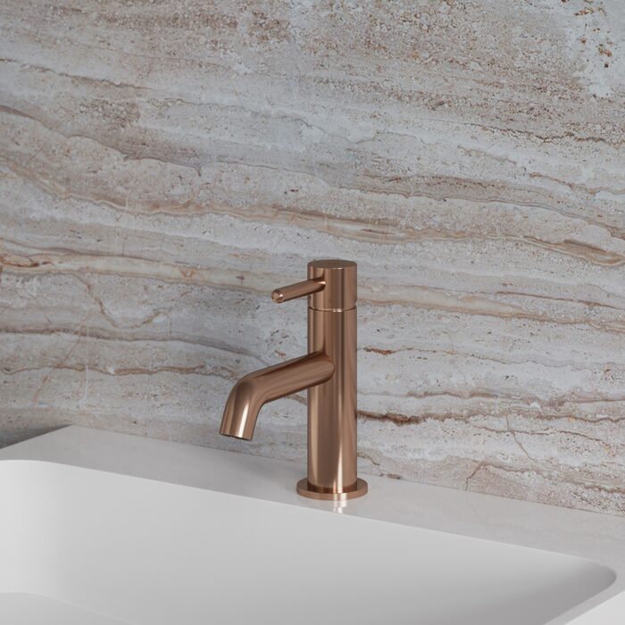 змішувач для умивальника Omnires Y brushed copper (Y1210NCPB)