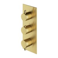 термостат для душу та ванни Omnires Y прихованого монтажу brushed brass (Y1238-KROBSB)