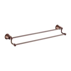 тримач для рушників Omnires Art Line antique copper, подвійний (AL53226ORB)