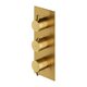 термостат для душу та ванни Omnires Y зовнішня частина brushed gold (Y1238-KROGLB)