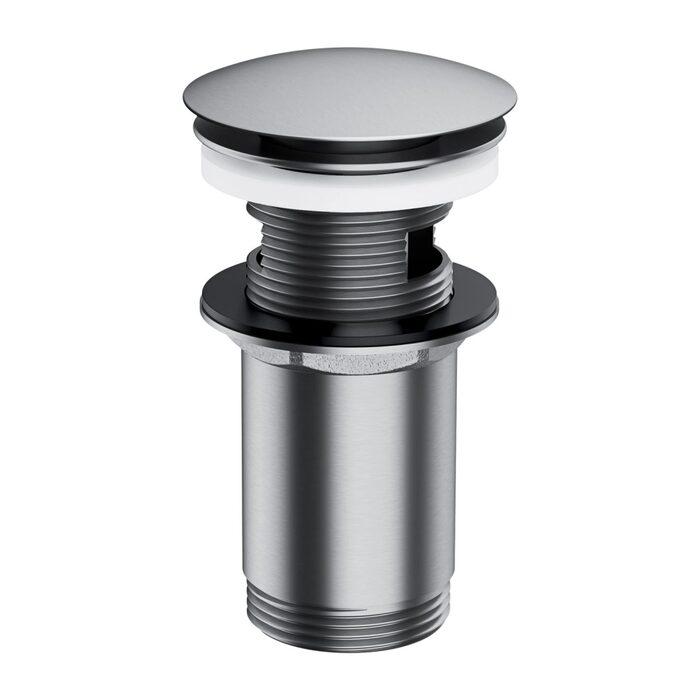 донний клапан Omnires click-clack brushed nickel (A706NI)
