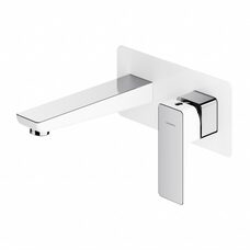 змішувач для умивальника Omnires Parma chrome /white(PM7415CRB)