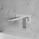 змішувач для умивальника Omnires Parma chrome /white(PM7415CRB)