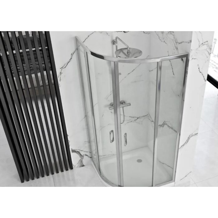 душова кабіна Rea Look 90x90x190 безпечне скло, прозоре, хром (REA-K7905)