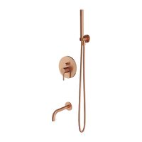 душова система прихованого монтажу Omnires Y brushed copper (SYSYW01CPB)