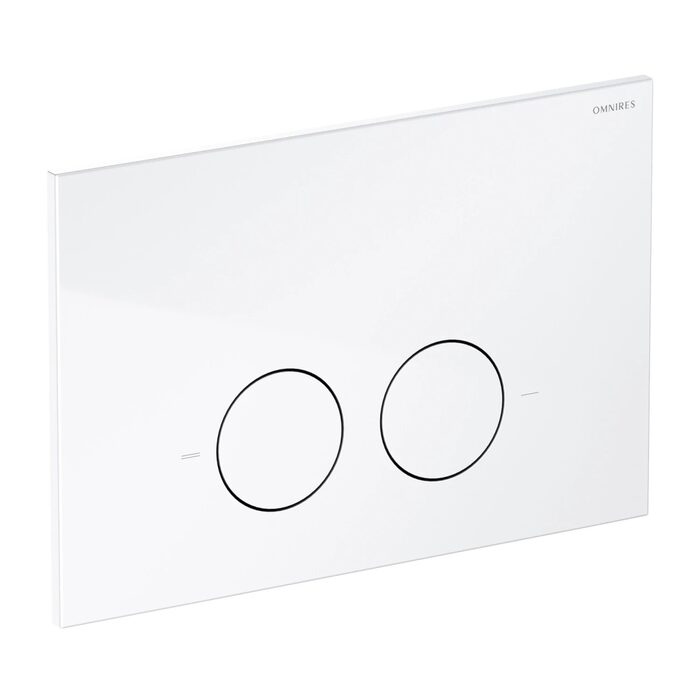інсталяція Omnires Strongframe, панель змиву MINIMAL, gloss white (STFWC1M-RBP)