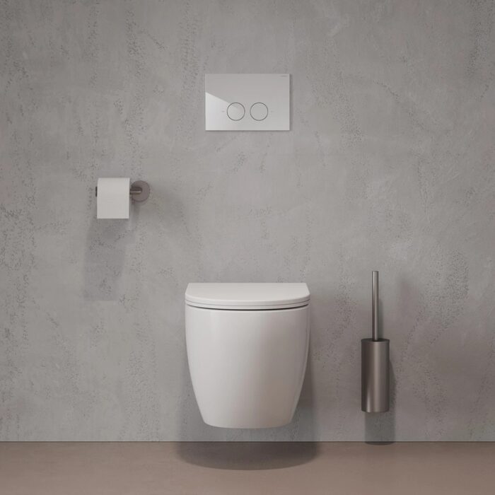 інсталяція Omnires Strongframe, панель змиву MINIMAL, gloss white (STFWC1M-RBP)