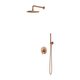 душова система прихованого монтажу Omnires Y brushed copper (SYSY35CPB)