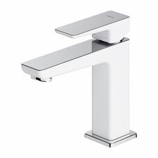 змішувач для умивальника Omnires Parma chrome/white (PM7410CRB)