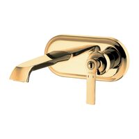 змішувач для умивальника прихованого монтажу Omnires Armance gold (AM5215GL)