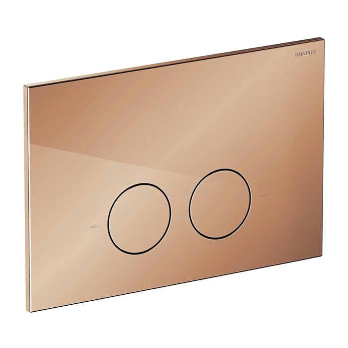 інсталяція Omnires Strongframe, панель змиву ECO, палюсований copper (STFWCECO1M-RCP)