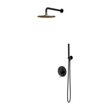 Душова система прихованого монтажу Omnires Y black /gold (SYSY18BLGL)