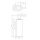 дозатор рідкого мила Omnires Modern Project brushed copper (MP60721CPB)