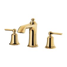 змішувач для умивальника Omnires Armance, на три отвори, gold (AM5214GL)