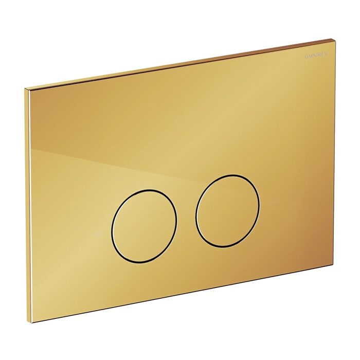 інсталяція Omnires Strongframe, панель змиву ECO, polished gold (STFWCECO1M-RGL)