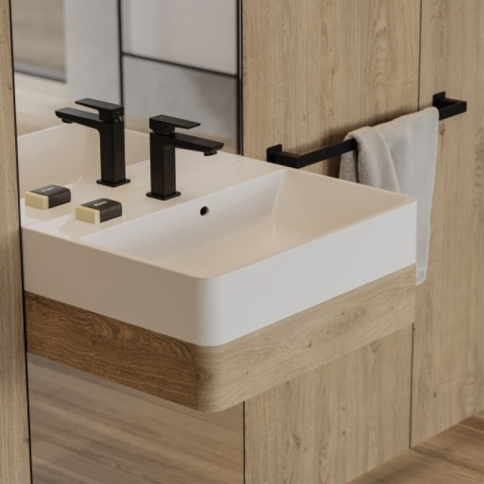 змішувач для умивальника Omnires Parma black mat (PM7410BL)