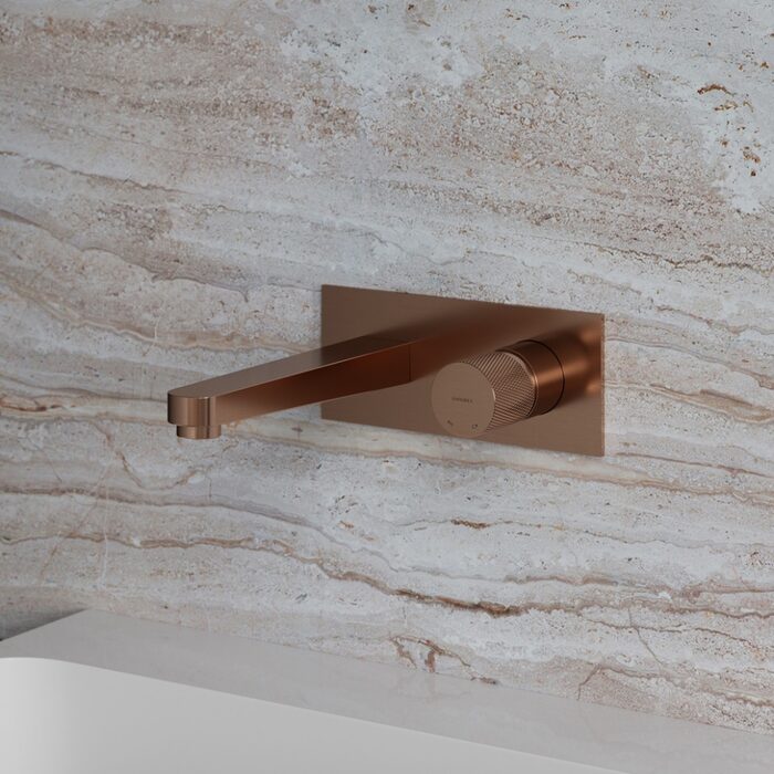 змішувач для умивальника Omnires Contour прихованого монтажу, brushed copper (CT8015CPB)