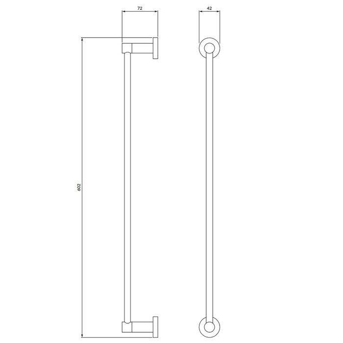 рушникотримач Omnires Modern Project white matt (MP60216WM)