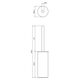 єршик для унітазу Omnires Modern Project white matt (MP60622WM)