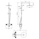 душова система з термостатом Omnires Contour chrome (CT8044CR)