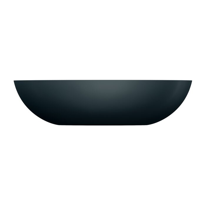 умивальник Omnires Shell 60x35 black lava (SHELLUNBLV)