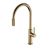 змішувач для кухні Omnires Switch на дві води з висувним виливом, antique bronze (SW9057-FD1BR)
