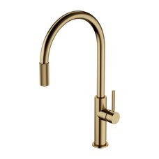 змішувач для кухні Omnires Switch на дві води з висувним виливом, antique bronze (SW9057-FD1BR)