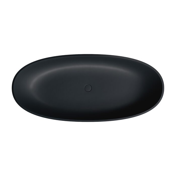 ванна Omnires Shell 175x78 окремо black lava (SHELL175WWBLV)